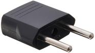 Adaptador de tomada de alimentação Ckitze USA to Europe Travel Premium Black