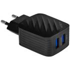 Adaptador de Tomada Moxom MX-HC95 2USB Bivolt - Preto