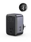 Adaptador de viagem UGREEN US para a Europa com 3 tomadas AC e 2 USB