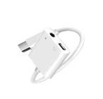 Adaptador Duplo De Fone p2 E Carregador usb c para iPhone 15