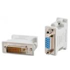 Adaptador Dvi 24+1 Pinos Macho Para Vga 15 Pinos Fêmea