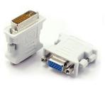 Adaptador Dvi-I 24+5 Pinos Macho Para Vga 15 Pinos Femea