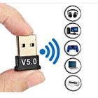 Adaptador E Receptor USB Bluetooth 5.0 Plug usb Transmissor de audio para Notebook