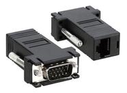 Adaptador Extensor Vga Video Via Cabo Rede Rj45