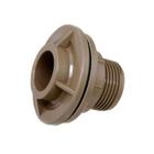 Adaptador Flange 60mm (2'' pol.) (marrom) Para Caixa D'água