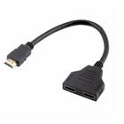 Adaptador HDMI 1x2 - 1 Macho para 2 Fêmeas 1080P