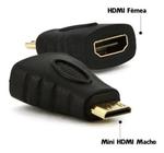 Adaptador HDMI Fêmea p/ Mini HDMI Macho - 3D, Full HD - MXT