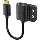 Adaptador Hdmi Fêmea Tipo A Para Mini Hdmi Macho Tipo C 3020