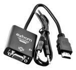 Adaptador Hdmi P/ Vga Com Saida De Audio P2 Cabo Conversor