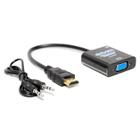 Adaptador HDMI para VGA com Saída de Áudio CC-HVA60 - 6442 - Central Cabos - Exbom