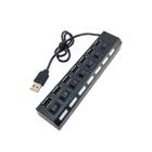 Adaptador Hub Usb 7 Portas 2.0 Pen Drive Mouse Teclado