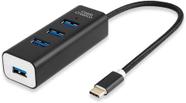 Adaptador Hub USB-C para USB 3.0 4 Portas 15 CM Multiportas