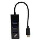 Adaptador Hub Usb Extensor 4 Portas 3.0 Preto High Speed Hd