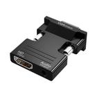 Adaptador Macho Para Fêmea Hdmi Vga Hd 1080p Conversor De Cabo De Áudio Para Pc Laptop Tv Box