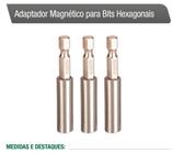 Adaptador Magnético Bit Hexagonal De 50MM Com 3Pçs ST59273ST