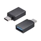 Adaptador MD9 OTG USB 3.0 Fêmea Para USB-C Macho Preto - 7973