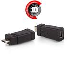 Adaptador Micro Usb Para Mini Usb - Fêmea - Kit Com 10