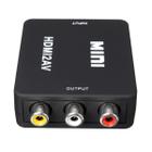 Adaptador Mini HDMI para áudio e vídeo RCA AV CVBS 1080P