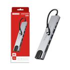 Adaptador multfuncional 8 em 1 tipo c usb-c - mtv-619
