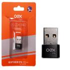 Adaptador Otg Conexão Usb-c Para Usb Preto Oex Ad204