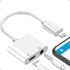 Adaptador P2 e Carga lightning 2 Em 1 para Compatível Com IOS 10.3 IOS 11 E Posterior Cabo Fone de Ouvido Auxiliar