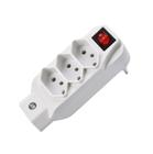 Adaptador para 4 Tomadas Padrão 2P+T com Interruptor GT