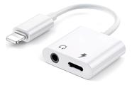 Adaptador Para i-p Dual Lightning Carrega Fone Duplo