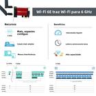 Adaptador PCIe WiFi 6E AX210 - Dual Band 5400Mbps, Bluetooth 5.3 para Windows