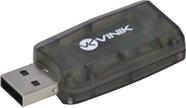 Adaptador Placa De Som Usb 5.1 Canais Virtual Ausb51 - Vinik