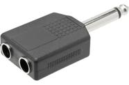 adaptador plug p10 mono x 2 jack j10 mono star pct/2 unid.