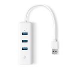 Adaptador Rede Gigabit + Hub 3 Portas Usb 3.0 Tp-link Ue330