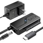 Adaptador SATA para USB-C CLAVOOP - com Alimentação para HDD/SSD de 2,5" e 3,5"