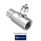 Adaptador T Conexão Filtro Purificador de Água Electrolux Metal Cromado