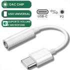 Adaptador Tipo C P2 Para Fone de Ouvido Compatível Samsung M53 M54 A53 A54 S21 Ultra Fe 5g - A'Gold