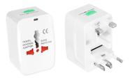 Adaptador Tomada Universal Internacional Dubai México Chile - Bora Colega