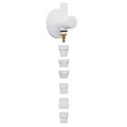 Adaptador Torneira Filtro De Agua Abs Branco Registro Blukit