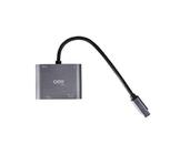 Adaptador type c 4x1 para hdmi usb-c pd usb e vga ad400 oex