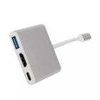 Adaptador Usb 3.1 Tipo C Thunderbolt 3.0 X Hdmi Usb 3 Tipo C - Antirr