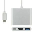 Adaptador Usb 3.1 Tipo C Thunderbolt 3.0 X Hdmi Usb 3 Tipo C - Jpcell