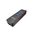 Adaptador Usb-C Com 3 Saída Usb3.0 Rj45 P Notebook Lt-1168 - Lotus