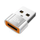 Adaptador USB-C Macho para USB 3.0 Fêmea - Conversor OTG 10A para Transferência de Dados