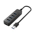 Adaptador USB-C para 4 Portas USB 3.0 de Alta Velocidade