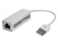 Adaptador USB Ethernet 10/100Mbps - Cabo 150mm - Bitstec