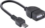 Adaptador usb femea para micro usb com funcao otg ufmu-otg