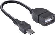 Adaptador usb fêmea para micro usb com função otg ufmu-otg