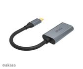 Adaptador USB Tipo C para HDMI 4K Celular e Notebook Akasa AK-CBCA24-18BK