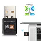 Adaptador WiFi Wokex AC600 de banda dupla 600 Mbps USB 2.0