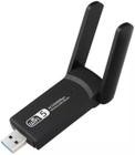 Adaptador Wireless Wifi USB 3.0 Dual Band 5Ghz e 2.4Ghz 1300mbps com duas Antenas(já no BRASIL)