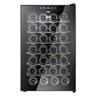 Adega Climatizada 28 Garrafas EOS Sommelier com Painel Touch Full Glass Eletrônica EAE28 Bivolt