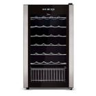 Adega Climatizada de Vinhos Midea 34 Garrafas com Painel Touch 127V Preto - WBB341